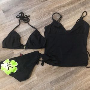Bundle of Black Swimwear
